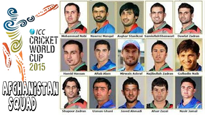 ICC Worldcup 2015 :: Afghanistan Squad