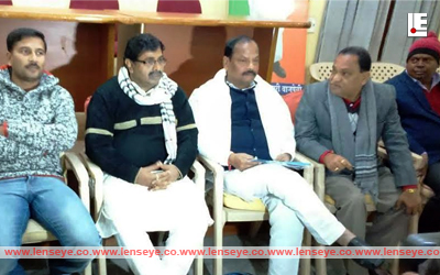 Chief Minister of Jharkhand, Raghubar Das at the party office