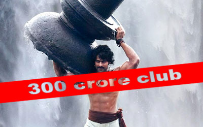 S.S. Rajamouli's Super Smash 'Baahubali' enters the Rs 300 crore club in just nine days.
