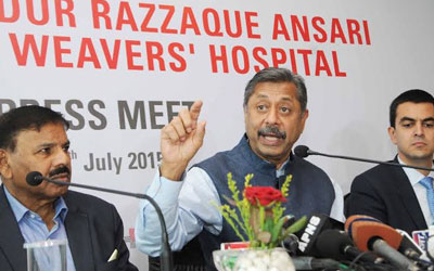 Announcement of the taking over of AbdurRazzaque Ansari memorial Weavers’ Hospital by Medanta.