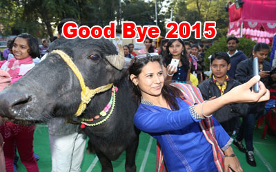 Goodbye 2015 :: Selfie with Ms. Tanakpur