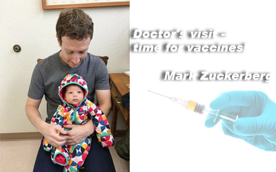 Doctor's visit -- time for vaccines :: Mark Zuckerberg