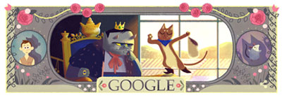 Google Doodle celebrates Charles Perrault’s [Father of the Fairytale ] 388th birthday with a Doodle