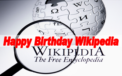 Its Wikipedia 15th Birthday :: January 15, 2001.