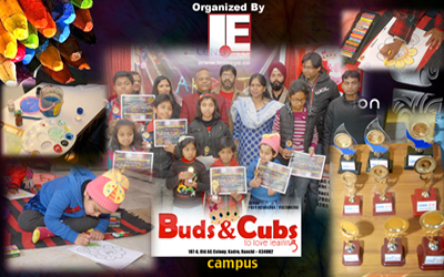 Aakriti - 2016, a Drawing & Painting competition by Lens Eye [News portal] in Buds & Cubs School.