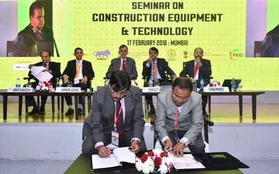 HEC ties up with Cummins during the “Make in India" week in Mumbai.