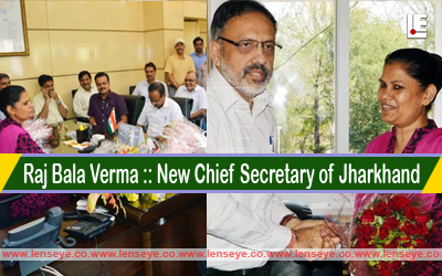 Senior IAS Officer of 1983 batch, Raj Bala Verma was today appointed as the new Chief Secretary of Jharkhand She replaces Rajiv Gauba, who will join as the Secretary, Union Urban Development Ministry, the officials said.