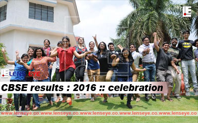 CBSE results : 2016 :: celebration