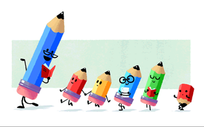 Google Doodle - Teachers day