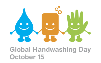 Global Hand Washing Day - 15 October : Hand-washing with Soap can Prevent Child Deaths.