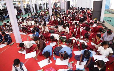 Painting competition organized by Cultural Directorate, Government of Jharkhand