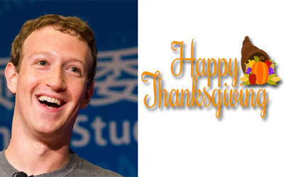 This Thanksgiving, I want to take a moment to thank everyone in our community : Mark