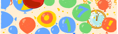Google says Happy New Year with an animated Doodle