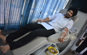 Blood Donation camp on the ocassion of Baisakhi 