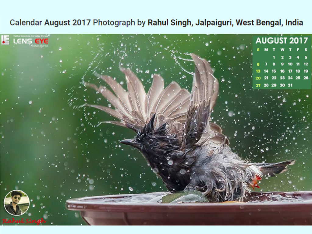 Lens Eye’s  e- Calender : August - 2017 :: Rahul Singh  [ Jalpaiguri, West Bengal, India ]