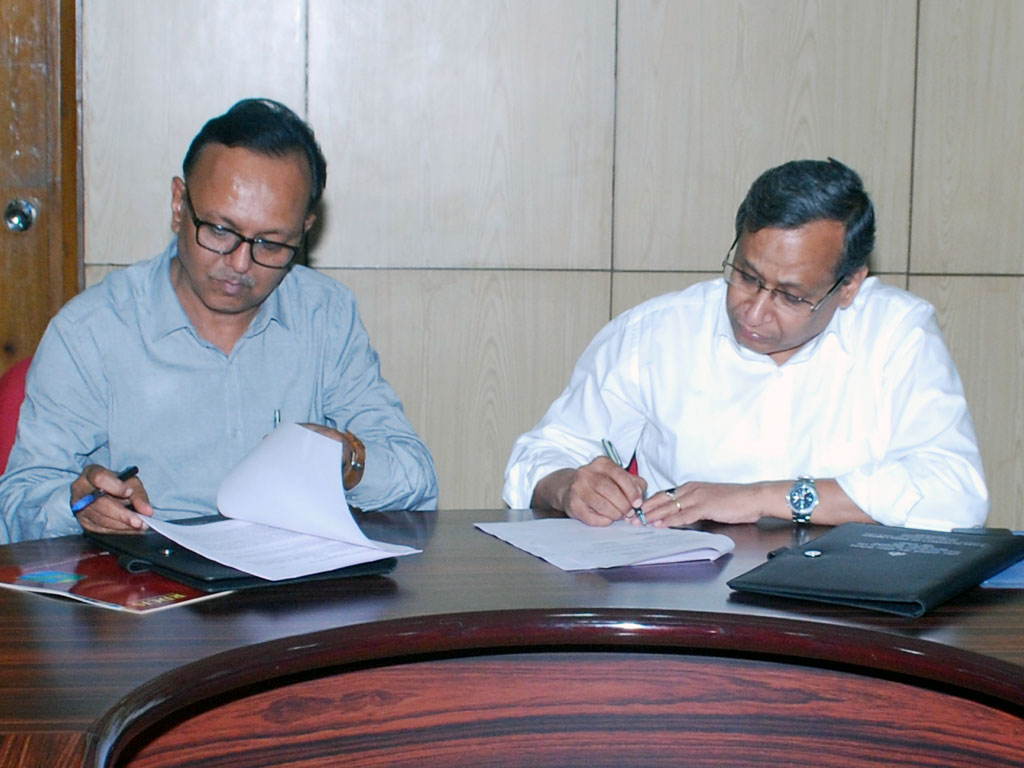 RDCIS and BIT Sindri signed an MoU for carrying out collaborative Research projects