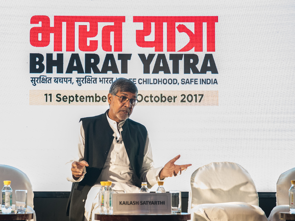 Kailash Satyarthi announces Bharat Yatra on Child Sexual Abuse and Trafficking