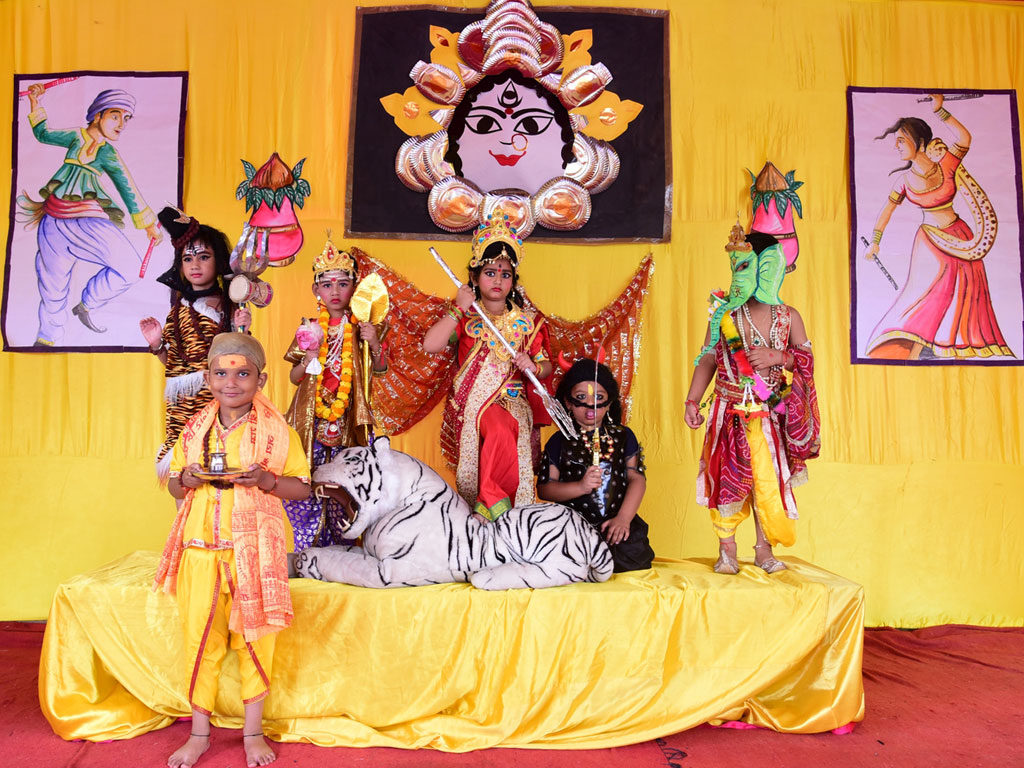  Ramleela on the occasion of Navratri by Students of St Michael's Kids School